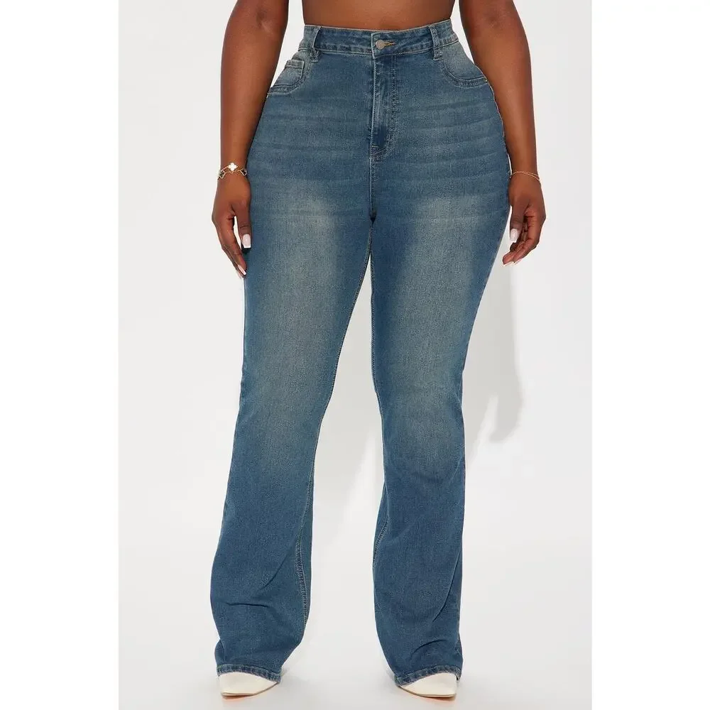 Fashion Nova Tucson Booty Lifting Stretch Bootcut Jeans - Dark Wash